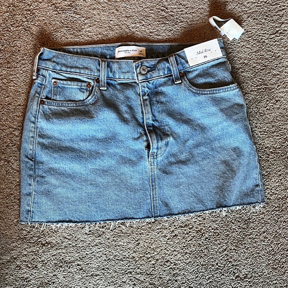 Denim Mini Skirt